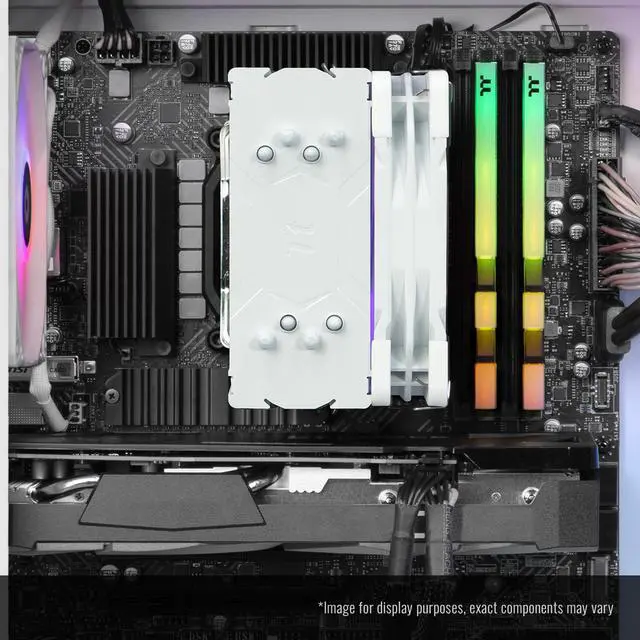 Alt view image 7 of 7 - Thermaltake LCGS Quartz i1460 Gaming Desktop (Intel Core i5-14400F, ToughRam DDR4 3600Mhz 16GB RGB Memory, NVIDIA GeForce RTX 5060, 1TB NVMe M.2, Wifi, Windows 11) S2QT-B760-560-LCS