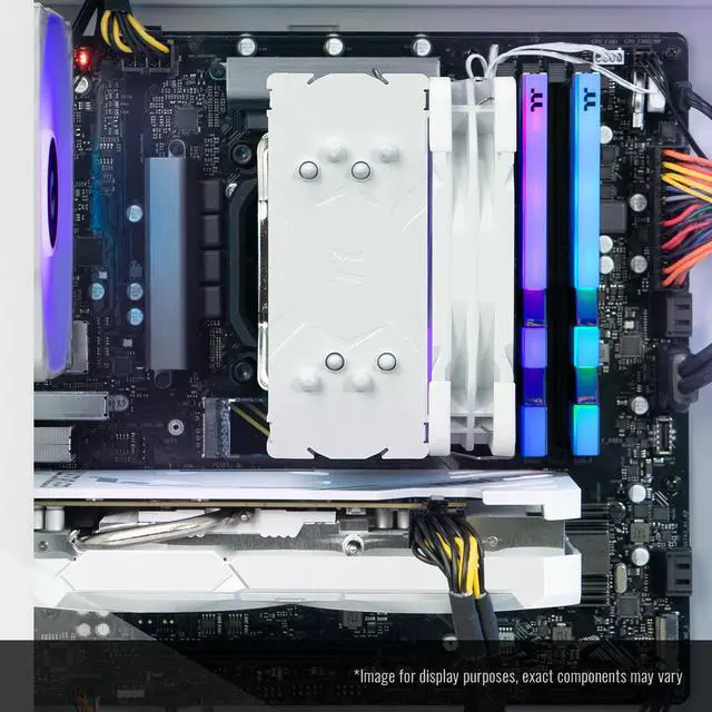 Alt view image 7 of 7 - Thermaltake LCGS Quartz R66 Gaming Desktop (AMD Ryzen 5 5600, ToughRam DDR4 3600Mhz 16GB RGB Memory, AMD Radeon RX 6600, 1TB NVMe M.2, Wifi, Windows 11) S2QT-B550-R66-LCS