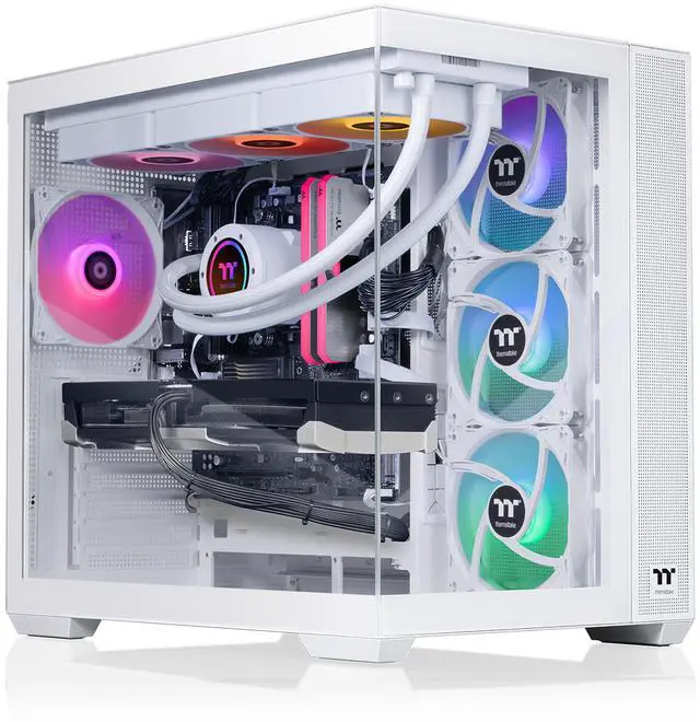 Alt view image 2 of 8 - Thermaltake LCGS View i1470S-380 Gaming Desktop (Intel Core i9-14900KF, ToughRam 32GB DDR5 6000MT/s RGB Memory, NVIDIA GeForce RTX 5070, 1TB NVMe M.2, Wifi, Windows 11) V38S-Z790-570-LCS