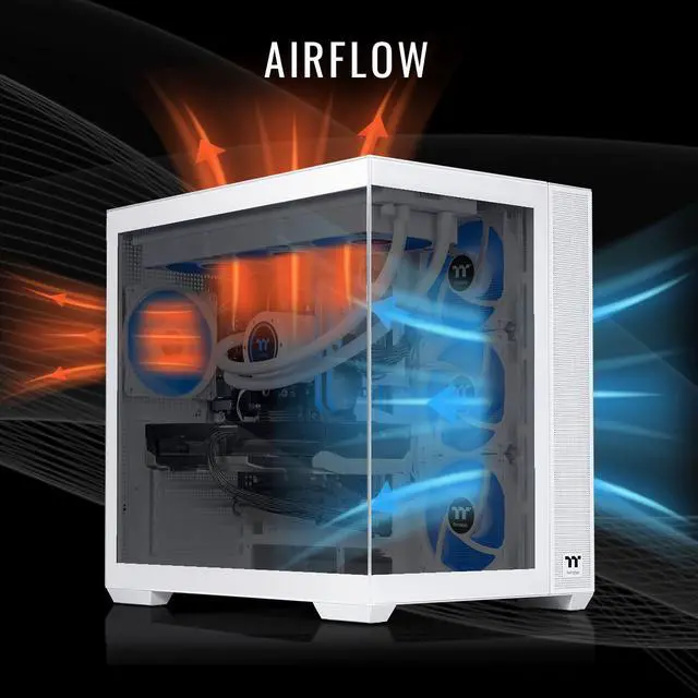 Alt view image 4 of 8 - Thermaltake LCGS View i1470S-380 Gaming Desktop (Intel Core i9-14900KF, ToughRam 32GB DDR5 6000MT/s RGB Memory, NVIDIA GeForce RTX 5070, 1TB NVMe M.2, Wifi, Windows 11) V38S-Z790-570-LCS