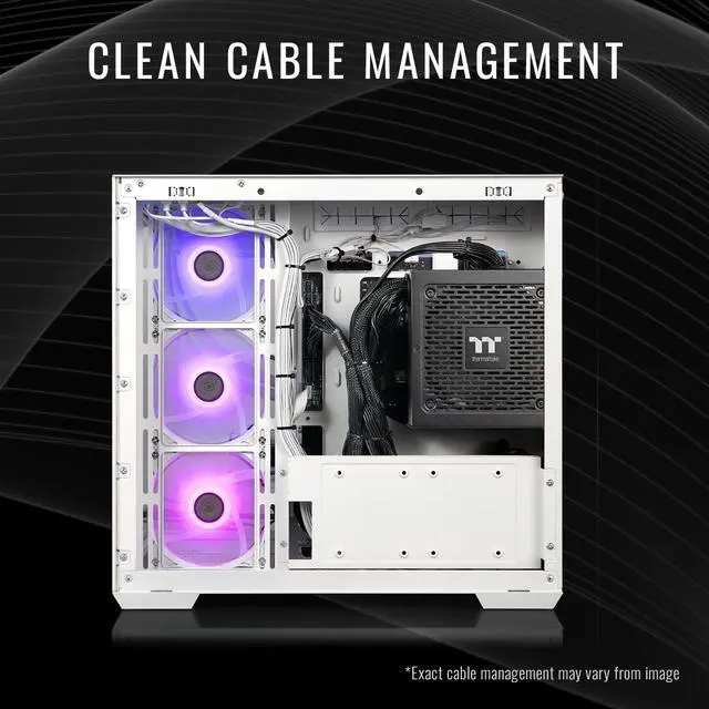 Alt view image 7 of 8 - Thermaltake LCGS View i1470S-380 Gaming Desktop (Intel Core i9-14900KF, ToughRam 32GB DDR5 6000MT/s RGB Memory, NVIDIA GeForce RTX 5070, 1TB NVMe M.2, Wifi, Windows 11) V38S-Z790-570-LCS