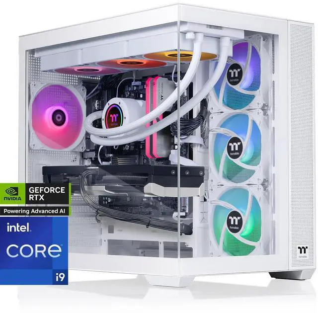 Main image of Thermaltake LCGS View i1470S-380 Gaming Desktop (Intel Core i9-14900KF, ToughRam 32GB DDR5 6000MT/s RGB Memory, NVIDIA GeForce RTX 5070, 1TB NVMe M.2, Wifi, Windows 11) V38S-Z790-570-LCS