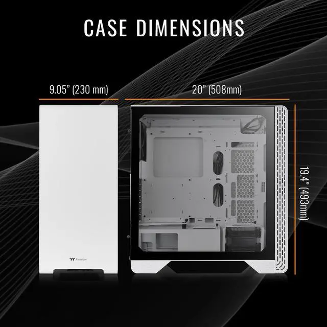 Alt view image 4 of 7 - Thermaltake LCGS Glacier i1260S Gaming Desktop (Intel Core i5-12600KF, ToughRam DDR4 3600Mhz 16GB RGB Memory, NVIDIA GeForce RTX 3060, 1TB NVMe M.2, Wifi, Win11 Home) S3WT-B760-360-LCS