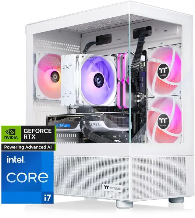 Main image of Thermaltake LCGS View i1470S-170 Gaming Desktop (Intel Core i7-14700F, ToughRam 32GB DDR5 6000MT/s RGB Memory, NVIDIA GeForce RTX 5070, 1TB NVMe M.2, Wifi, Windows 11) V17S-B760-570-LCS
