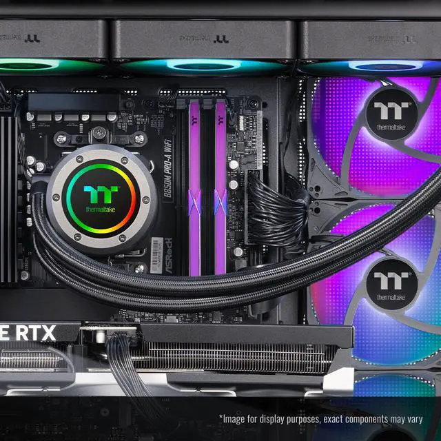 Alt view image 7 of 7 - Thermaltake LCGS View 9870M-380 Gaming Desktop (AMD Ryzen 7 9800X3D, ToughRam 32GB DDR5 6000MT/s RGB Memory, NVIDIA GeForce RTX 5070, 2TB NVMe M.2, Wifi, Windows 11) V38M-B850-570-LCS