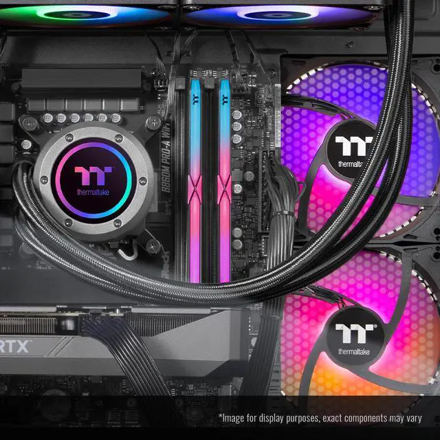 Alt view image 2 of 7 - Thermaltake LCGS View u2660T-170 Gaming Desktop (Intel Core Ultra 7 265KF, ToughRam 32GB DDR5 6000MT/s RGB Memory, NVIDIA GeForce RTX 5060 Ti, 1TB NVMe M.2, WiFi, Windows 11) V17B-B860-56T-LCS