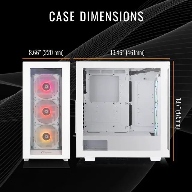 Alt view image 6 of 8 - Thermaltake LCGS View 1460TS-350 Gaming Desktop (Intel Core i7-14700F, 32GB 6000MT/s DDR5 RGB Memory, NVIDIA GeForce RTX 5060 Ti, 1TB NVMe M.2, WiFi, Windows 11) V35S-B76S-56T-LCS