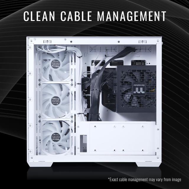 Alt view image 6 of 7 - Thermaltake LCGS View 9870S-380 Gaming Desktop (AMD Ryzen 7 9800X3D, ToughRam 32GB DDR5 6000MT/s RGB Memory, NVIDIA GeForce RTX 5070, 2TB NVMe M.2, Wifi, Windows 11) V38S-B850-570-LCS