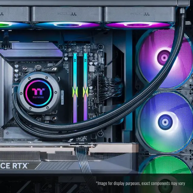 Alt view image 7 of 7 - Thermaltake LCGS View u2890-380XL Gaming Desktop (Intel Core Ultra 9 285K, ToughRam 32GB DDR5 6400MT/s RGB Memory, NVIDIA GeForce RTX 5090, 2TB NVMe M.2, Wifi, Windows 11) VXLB-Z890-590-LCS
