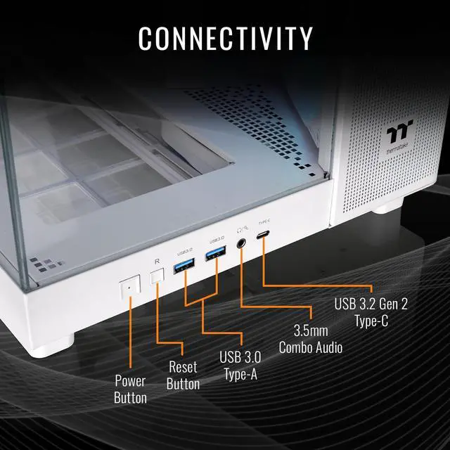 Alt view image 4 of 7 - Thermaltake LCGS View 9890S-380XL Gaming Desktop (AMD Ryzen 7 9800X3D, 32GB 6000MT/s DDR5 RGB Memory, NVIDIA GeForce RTX 5090, 2TB NVMe M.2, WiFi, Windows 11) VXLS-X870-590-LCS