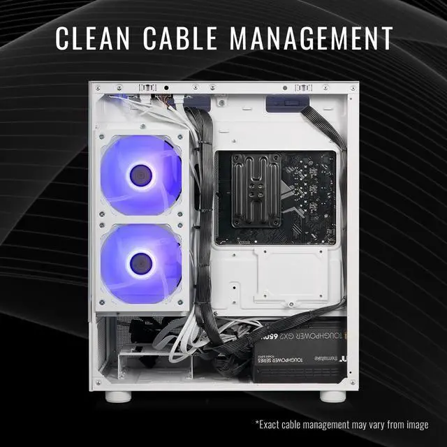 Alt view image 5 of 7 - Thermaltake Gaming Desktop PC V17S-B850-56T-LCS AMD Ryzen 7 8700F 32GB DDR5 1TB NVMe SSD GeForce RTX 5060 Ti Windows 11 Home