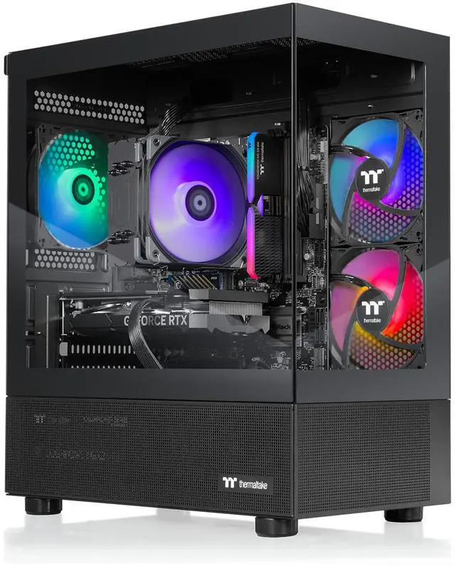 Main image of Thermaltake Gaming Desktop PC V17B-B760-560-LCS Intel Core i5-14400F 16GB DDR5 1TB NVMe SSD GeForce RTX 5060 Windows 11 Home