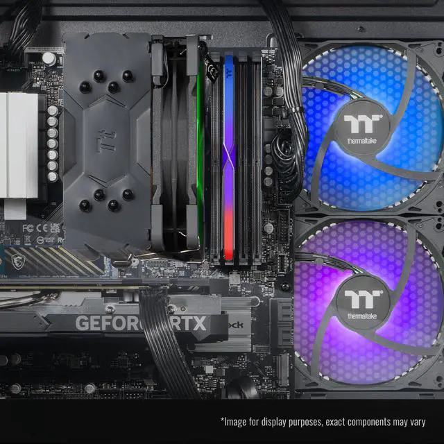 Alt view image 7 of 7 - Thermaltake Gaming Desktop PC V17B-B760-560-LCS Intel Core i5-14400F 16GB DDR5 1TB NVMe SSD GeForce RTX 5060 Windows 11 Home