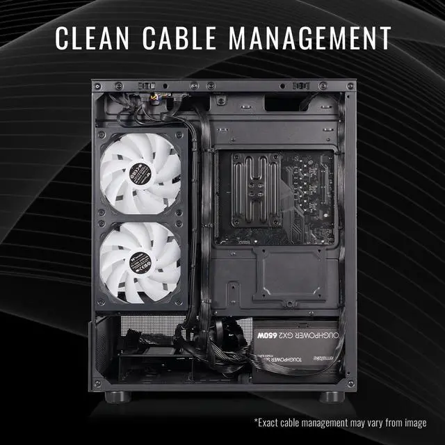 Alt view image 6 of 7 - Thermaltake Gaming Desktop PC V17B-B650-560-LCS AMD Ryzen 5 7600X 32GB DDR5 1TB NVMe SSD GeForce RTX 5060 Windows 11 Home
