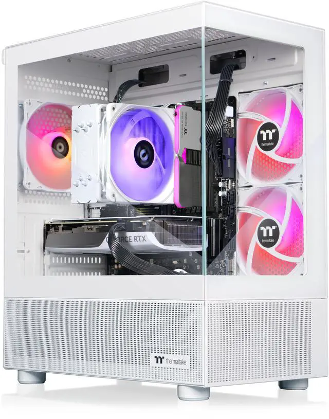 Main image of Thermaltake Gaming Desktop PC V17S-B650-560-LCS AMD Ryzen 7 8700F 16GB DDR5 1TB NVMe SSD GeForce RTX 5060 Windows 11 Home
