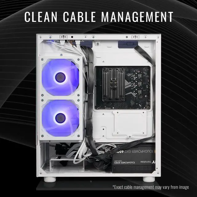 Alt view image 6 of 7 - Thermaltake Gaming Desktop PC V17S-B650-560-LCS AMD Ryzen 7 8700F 16GB DDR5 1TB NVMe SSD GeForce RTX 5060 Windows 11 Home