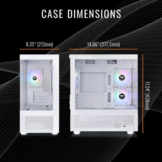 Alt view image 3 of 7 - Thermaltake Gaming Desktop PC V17S-B760-560-LCS Intel Core i7-12700KF 32GB DDR5 1TB NVMe SSD GeForce RTX 5060 Windows 11 Home