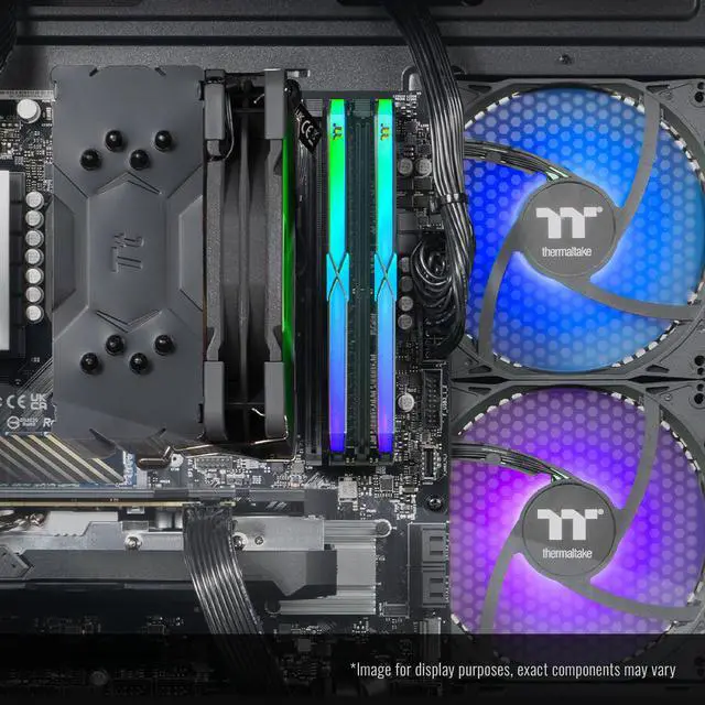 Alt view image 7 of 7 - Thermaltake Gaming Desktop PC V17B-B650-96X-LCS AMD Ryzen 5 7600X 32GB DDR5 1TB NVMe SSD AMD Radeon RX 9060 XT Windows 11 Home
