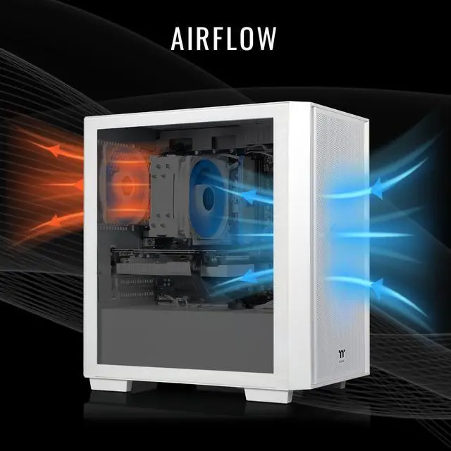 Alt view image 3 of 7 - Thermaltake LCGS Versa i560S Gaming Desktop (Intel Core i7-14700F, 16GB 6000MT/s DDR5 RGB Memory, NVIDIA GeForce RTX 5060, 1TB NVMe M.2, WiFi, Windows 11) H16S-B76S-560-LCS