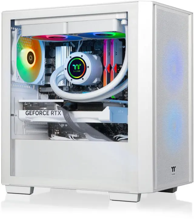 Main image of Thermaltake LCGS Versa i570S Gaming Desktop (Intel Core i9-14900KF, 32GB 6000MT/s DDR5 RGB Memory, NVIDIA GeForce RTX 5070, 1TB NVMe M.2, WiFi, Windows 11) H16S-B760-570-LCS