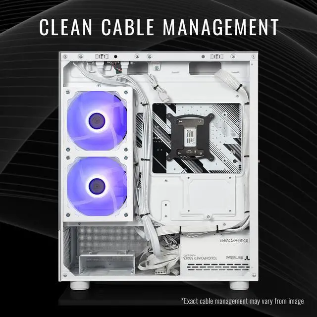 Alt view image 6 of 7 - Thermaltake LCGS View u2670S-170 Gaming Desktop (Intel Core Ultra 7 265KF, ToughRam 32GB DDR5 6000MT/s RGB Memory, NVIDIA GeForce RTX 5070, 1TB NVMe M.2, WiFi, Windows 11) V17S-B860-570-LCS