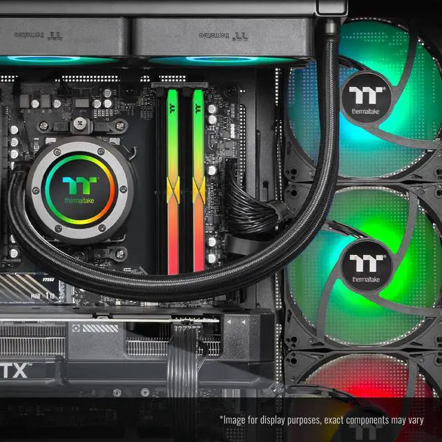 Alt view image 7 of 7 - Thermaltake LCGS View 9770M-380 Gaming Desktop (AMD Ryzen 7 9700X, ToughRam 32GB DDR5 6000MT/s RGB Memory, NVIDIA GeForce RTX 5070, 1TB NVMe M.2, Wifi, Windows 11) V38M-B85B-570-LCS