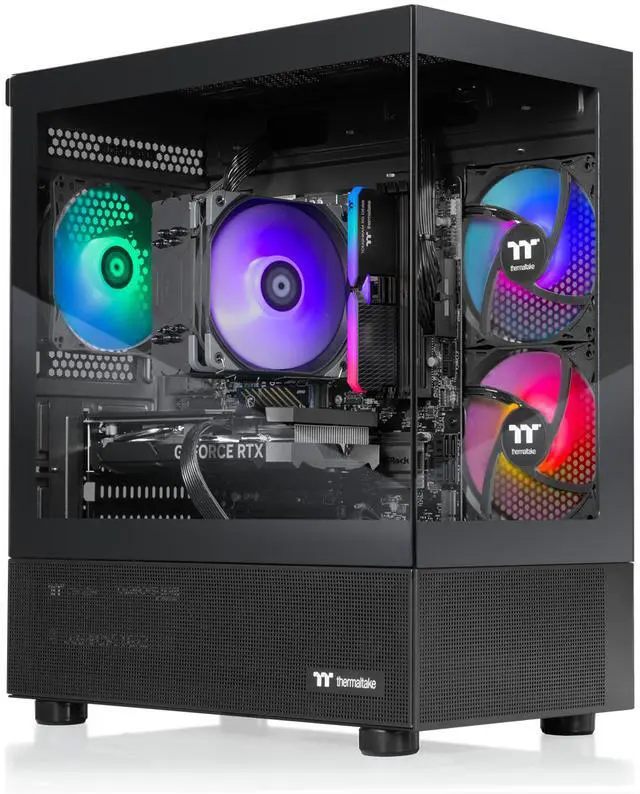 Main image of Thermaltake LCGS NE i1460-V170B Gaming Desktop (Intel Core i5-14600K, ToughRam 16GB DDR5 6000MT/s RGB Memory, NVIDIA GeForce RTX 5060, 1TB NVMe M.2, WiFi, Windows 11) N17B-B760-560-LCS