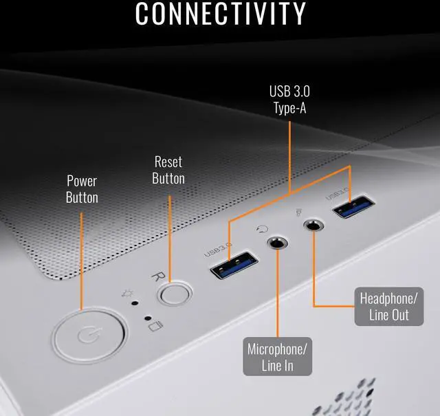 Alt view image 4 of 7 - Thermaltake Gaming Desktop PC NE R76-V170S AMD Ryzen 7 8700F 16GB DDR5 1TB SSD AMD Radeon RX 7600 Windows 11 Home