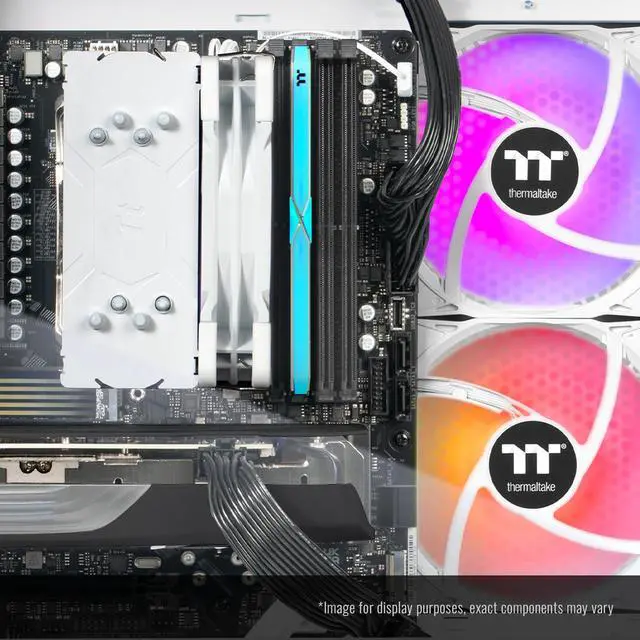 Alt view image 7 of 7 - Thermaltake Gaming Desktop PC NE R76-V170S AMD Ryzen 7 8700F 16GB DDR5 1TB SSD AMD Radeon RX 7600 Windows 11 Home