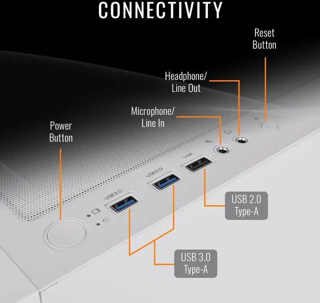Alt view image 4 of 7 - Thermaltake Gaming Desktop PC NE R76-H16 AMD Ryzen 7 5700 16GB DDR4 1TB SSD AMD Radeon RX 7600 Windows 11 Home