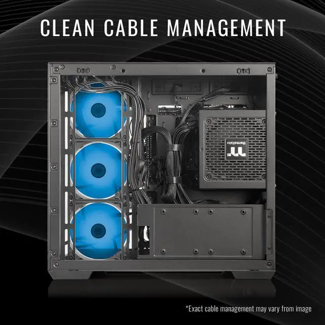 Alt view image 6 of 8 - Thermaltake Gaming Desktop PC NE 9870-V380 AMD Ryzen 7 9800X3D 32GB DDR5 2TB SSD GeForce RTX 5070