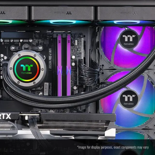 Alt view image 7 of 8 - Thermaltake Gaming Desktop PC NE 9870-V380 AMD Ryzen 7 9800X3D 32GB DDR5 2TB SSD GeForce RTX 5070