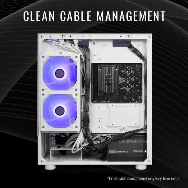 Alt view image 6 of 7 - Thermaltake Gaming Desktop PC NE i1460TGS-V170S Intel Core i7-14700F 32GB DDR5 1TB SSD GeForce RTX 5060 Ti Windows 11 Home