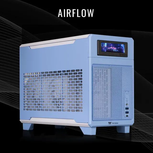 Alt view image 4 of 6 - Thermaltake LCGS Traveler Mini-ITX Gaming PC Core Ultra 5 250K RTX 5070 12GB 32GB DDR5 1TB NVMe SSD Wi-Fi 6E Windows 11