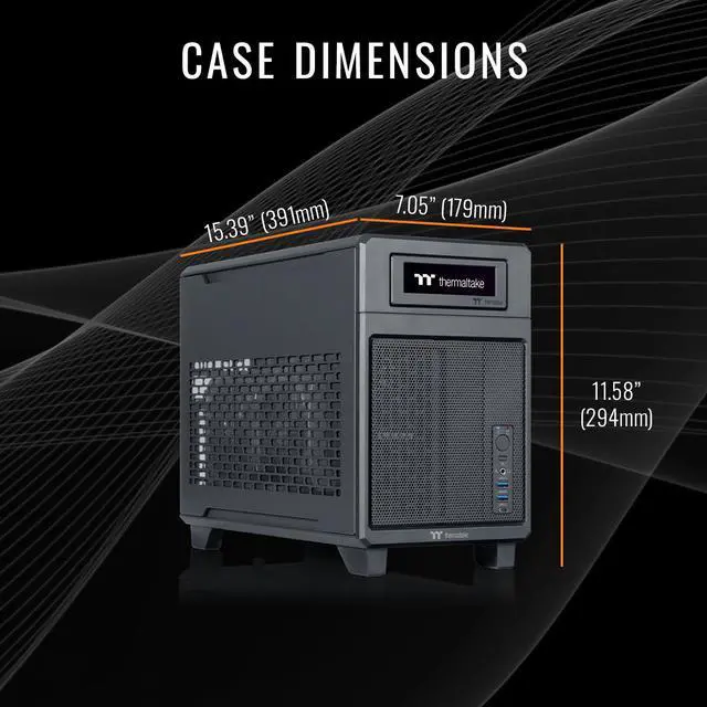 Alt view image 4 of 7 - Thermaltake LCGS Traveler Mini-ITX Gaming PC Core Ultra 7 265KF RTX 5070 12GB 32GB DDR5 2TB NVMe SSD Wi-Fi 6E Windows 11