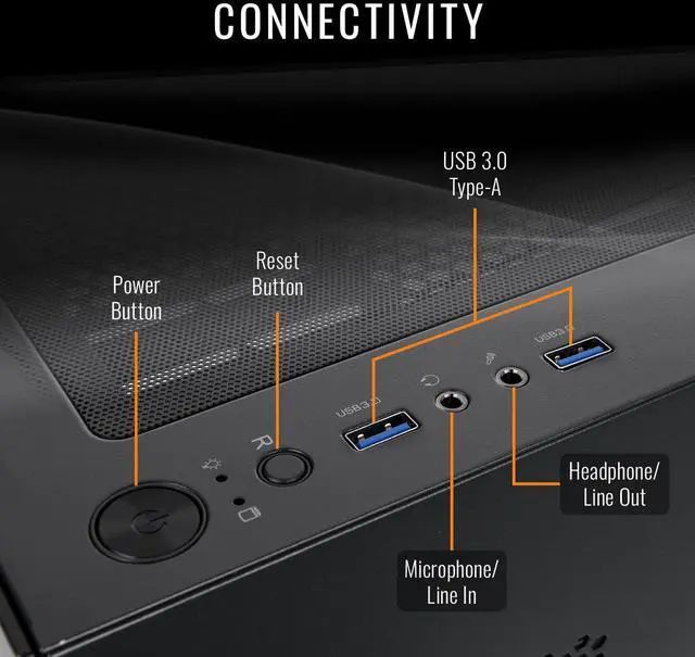 Alt view image 5 of 7 - Thermaltake Desktop PC LCGS NE 9696X-V170B N17B-B850-96X-LCS AMD Ryzen 5 9600X 16GB DDR5 1TB NVMe SSD AMD Radeon RX 9060 XT Windows 11