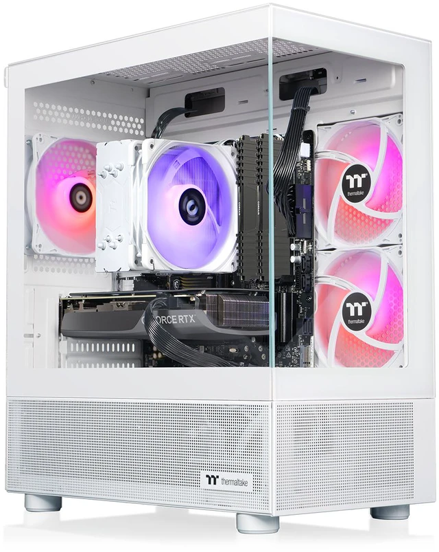 Main image of Thermaltake LCGS NE 5760S-V170S Gaming Desktop (AMD Ryzen 7 5700, NVIDIA GeForce RTX 5060, 32GB DDR4 3200Mhz Memory, 1TB NVMe M.2, 650W PSU, Wifi, Windows 11) N17S-B550-560-LCS