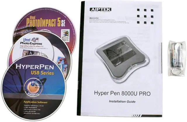 Alt view image 2 of 3 - AIPTEK HYPERPEN PRO 8000U 6" x 8" Active Area USB Tablet