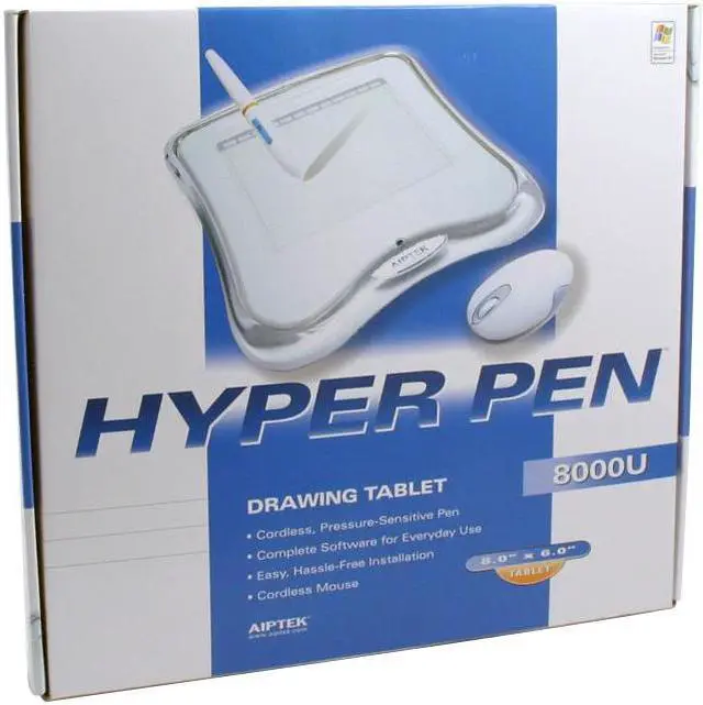 Alt view image 3 of 3 - AIPTEK HYPERPEN PRO 8000U 6" x 8" Active Area USB Tablet