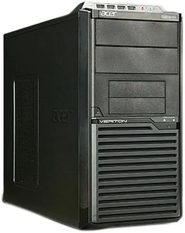 Alt view image 3 of 5 - Acer Veriton M2630G Desktop Computer - Intel Pentium G3240 3.10 GHz 4GB DDR3 500GB HDD Windows 7 Professional - DT.VJTAA.003