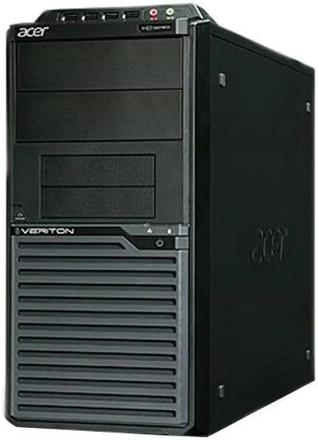 Main image of Acer Veriton M2630G Desktop Computer - Intel Pentium G3240 3.10 GHz 4GB DDR3 500GB HDD Windows 7 Professional - DT.VJTAA.003