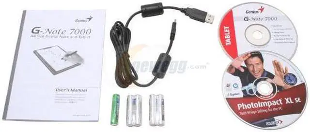 Alt view image 3 of 4 - Genius G-Note 7000 8.5" x11" Active Area USB A4 size digital note and tablet