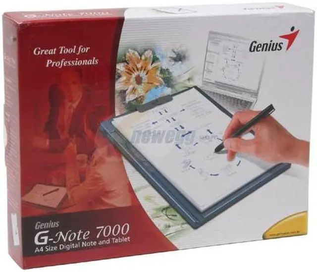 Alt view image 4 of 4 - Genius G-Note 7000 8.5" x11" Active Area USB A4 size digital note and tablet
