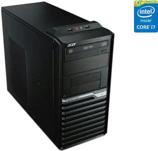 Main image of Acer Desktop PC Veriton VM6630G-i7477X Intel Core i7-4770 8GB DDR3 1TB HDD Intel HD Graphics 4600 Windows 7 Professional 64-Bit