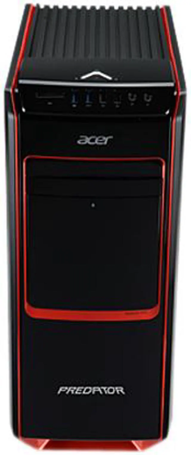 Alt view image 4 of 5 - Acer Aspire Predator G3605 Desktop Computer - Intel Core i7 i7-4790 3.60 GHz 8GB DDR3 1TB HDD GeForce GTX 745 Windows 8.1