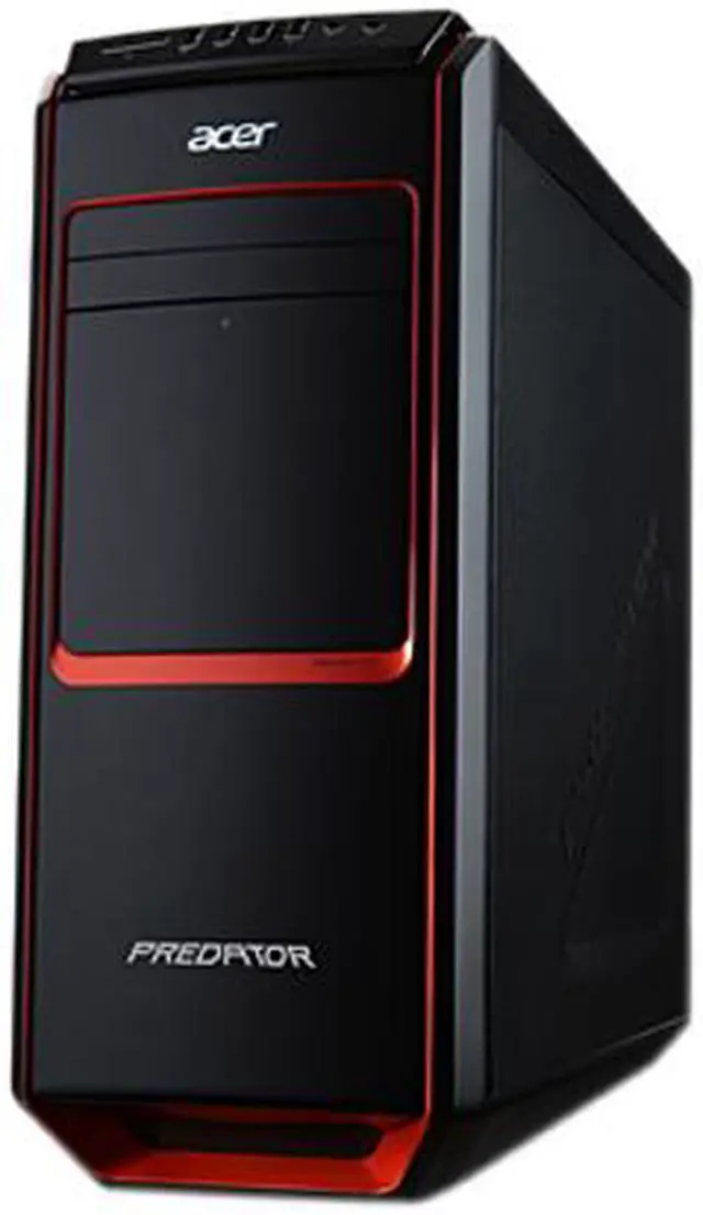 Alt view image 2 of 5 - Acer Aspire Predator G3605 Desktop Computer - Intel Core i7 i7-4790 3.60 GHz 8GB DDR3 1TB HDD GeForce GTX 745 Windows 8.1