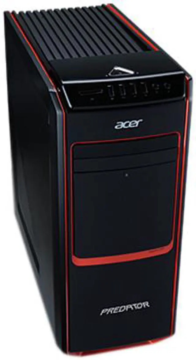 Alt view image 5 of 5 - Acer Aspire Predator G3605 Desktop Computer - Intel Core i7 i7-4790 3.60 GHz 8GB DDR3 1TB HDD GeForce GTX 745 Windows 8.1
