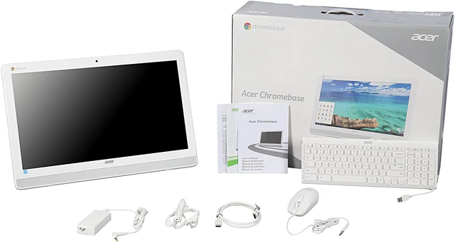 Alt view image 14 of 14 - Acer Chromebase DC221HQ Bwmicz All-in-One Computer NVIDIA Tegra K1 Up to 2.1 GHz 4 GB DDR3 16 GB SSD NVIDIA Integrated Graphics 21.5" 1920 x 1080 Google Chrome OS