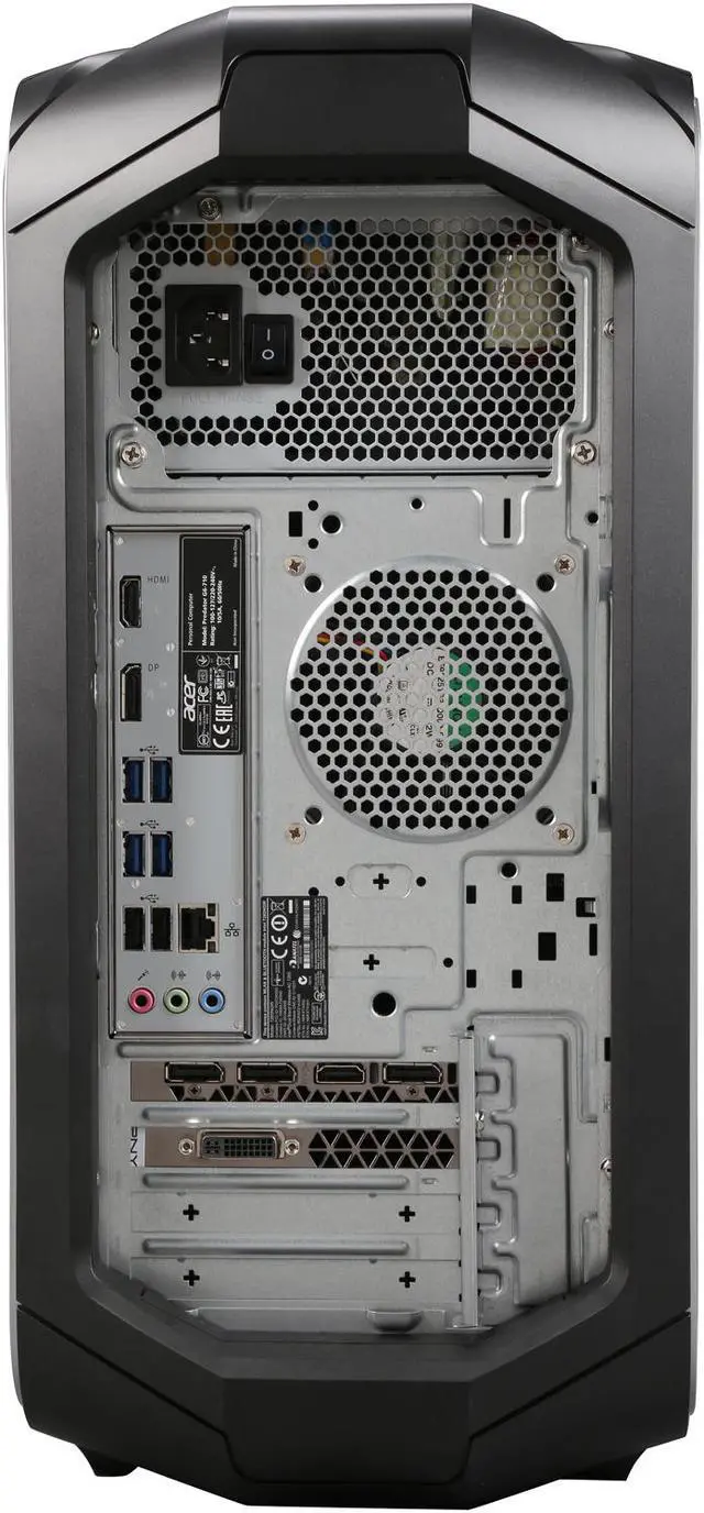Alt view image 5 of 6 - Acer Desktop Computer Predator G6 AG6-710-70002 Intel Core i7-6700K 16GB DDR4 2TB HDD 256GB SSD NVIDIA GeForce GTX 980 4 GB Windows 10 Home 64-bit