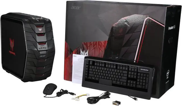 Alt view image 6 of 6 - Acer Desktop Computer Predator G6 AG6-710-70002 Intel Core i7-6700K 16GB DDR4 2TB HDD 256GB SSD NVIDIA GeForce GTX 980 4 GB Windows 10 Home 64-bit